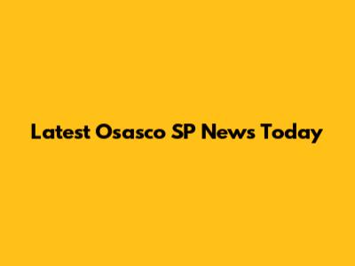 Latest Osasco SP News Today