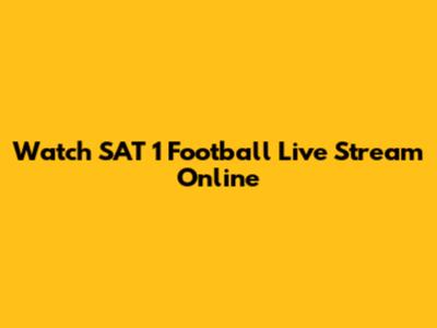 Watch SAT 1 Football Live Stream Online